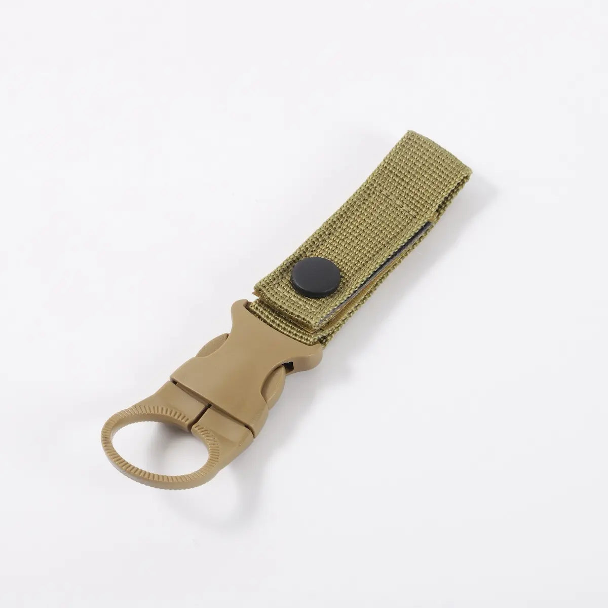 Khaki bottle holder at an angle