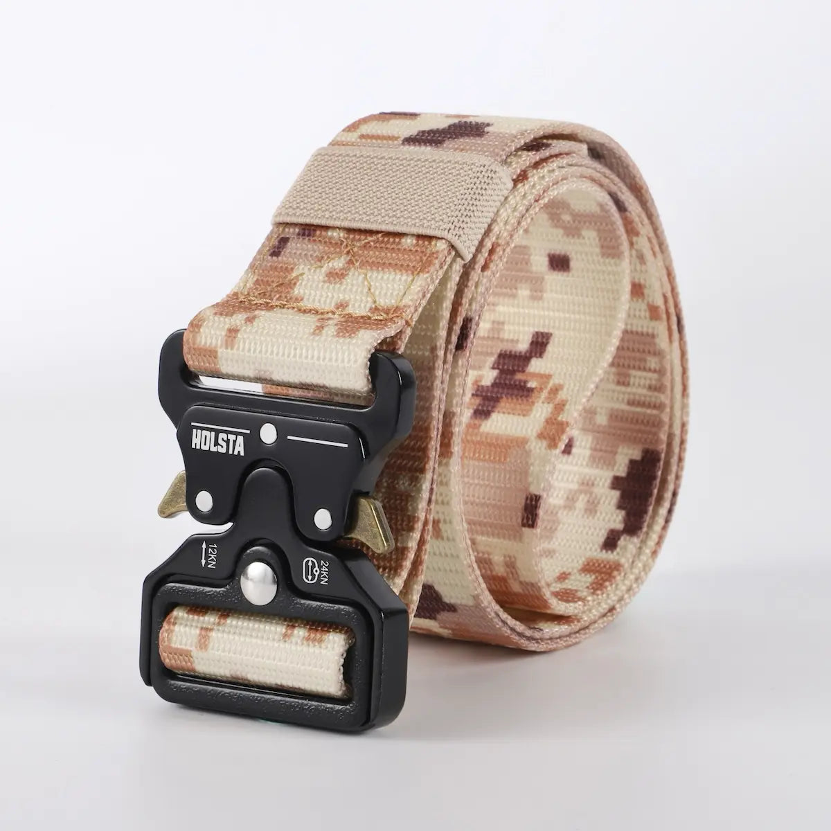 Jungle camouflage Holsta Belt with black buckle