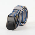 Grey with Blue Stripes