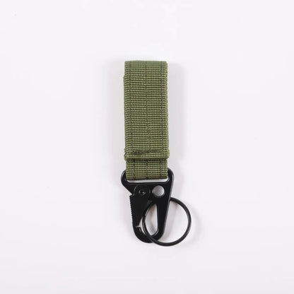 Green keyring holder back