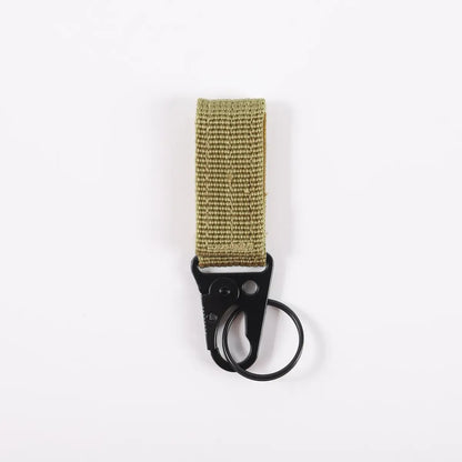 Khaki keyring holder front